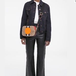 BNWT Coach Dempsey Camera Bag in Signature Jacquard  Sunbeam